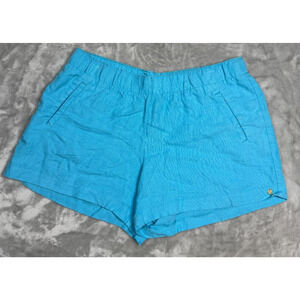Lilly‎ Pulitzer Large Lilo Linen Shorts 4" 100% Linen Preppy Resort Wear Costal